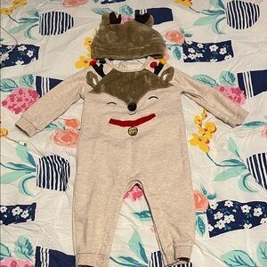 Adorable Beige Animal-Themed Kids One Piece
